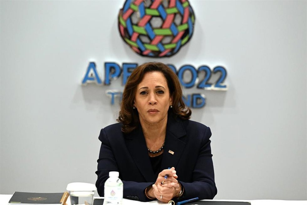 La vicepresidenta de Estados Unidos, Kamala Harris.