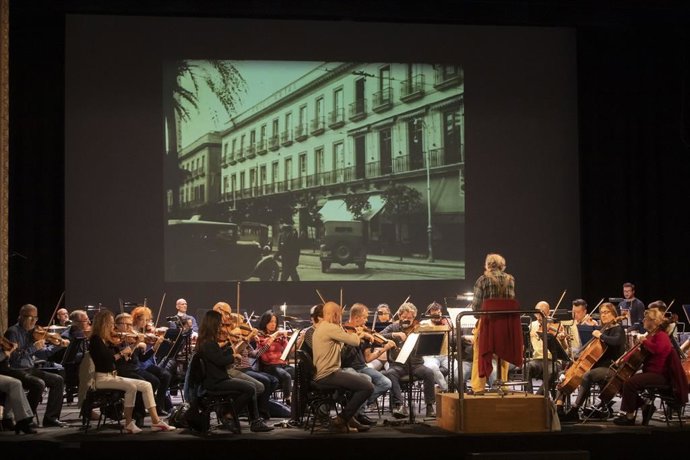 Fotografías. Pase Gráfico Concierto Exposición Iberoamericana 1929