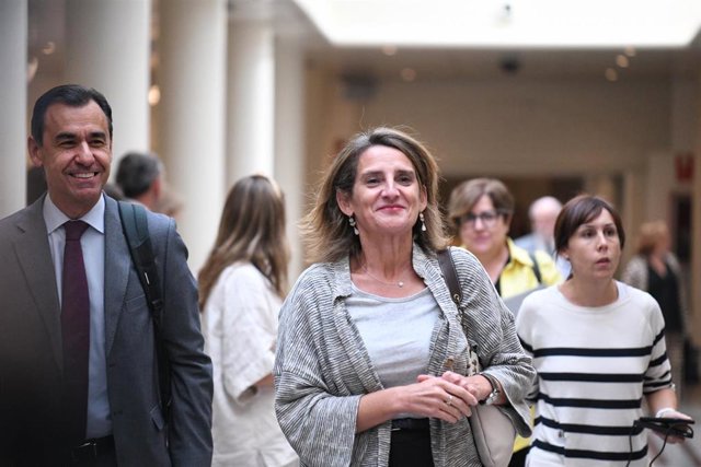 Archivo - La vicepresidenta y ministra para la Transición Ecológica y el Reto demográfico, Teresa Ribera, a su llegada a una sesión de control al Gobierno en el Senado, a 4 de octubre de 2022, en Madrid (España). El grupo popular lleva a la sesión de cont