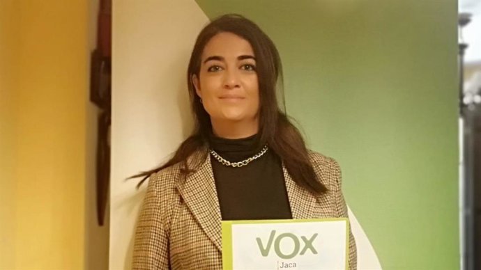 La concejal de VOX en Jaca, Marta Moreno.