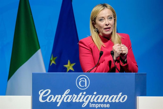 La primera ministra italiana, Giorgia Meloni