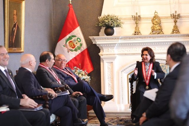 Grupo de Alto Nivel de la OEA para analizar la situación en Perú se reúne con la presidenta del Poder Judicial y el Tribunal Supremo de Justicia de Perú