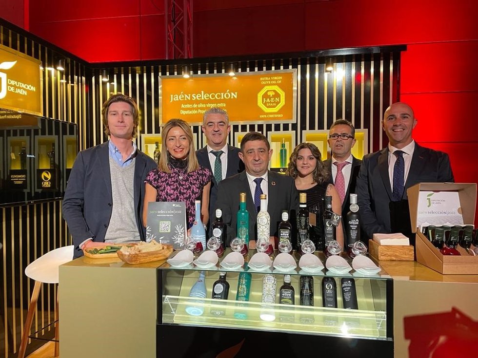 Espacio de la Diputación de Jaén en la gala de la Guía Michelin España y Portugal 2023.