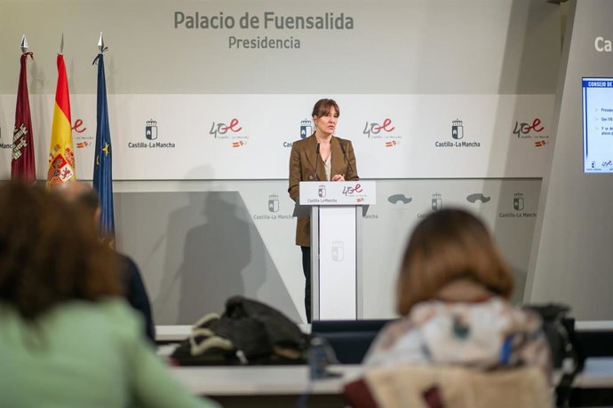 La consejera portavoz Blanca Fernández
