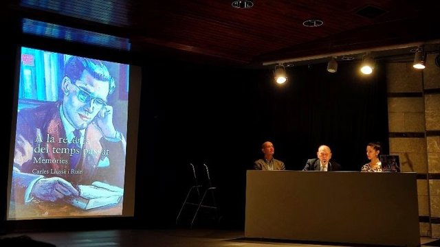 L'expresident de la Generalitat Jordi Pujol durant l'acte 