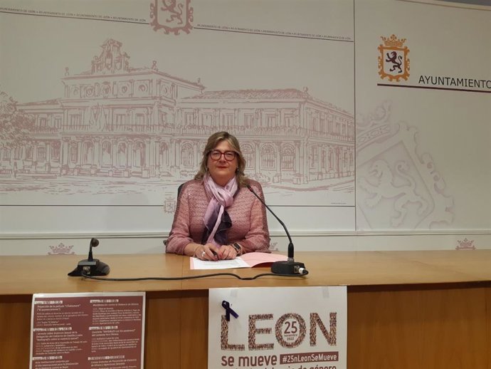 La concejala de Igualdad del Ayuntamiento de León, Argelia Cabado.