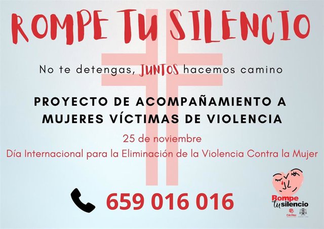 Proyecto de Cáritas Rompe tu silencio