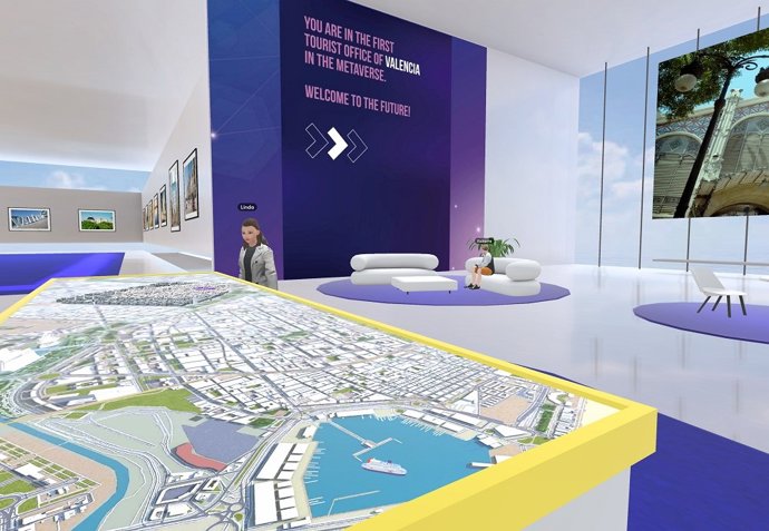 Un equipo de la Universitat Politcnica de Valncia (UPV), perteneciente al HUME --Hub de Museología Experimental-- del Instituto IDF, ha desarrollado una nueva oficina turística virtual asistida de Valncia en el metaverso.  