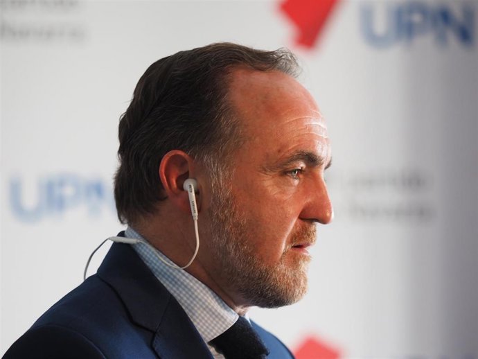 Archivo - El presidente de UPN, Javier Esparza.