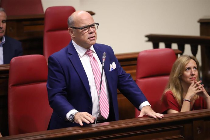 El portavoz parlamentario del Grupo Nacionalista, José Miguel Barragán