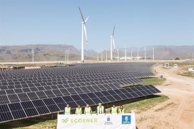 Parque fotovoltaico en Gran Canaria