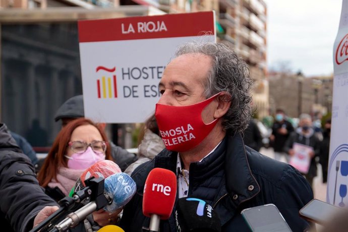 Archivo - El presidente de hostelería riojana de la FER, Francisco Martínez-Bergés