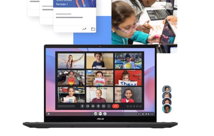 Interfaz de la plataforma Google Workspace