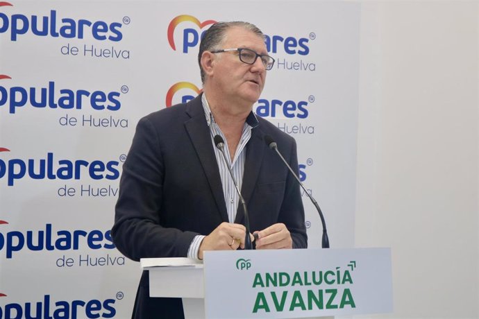El portavoz del PP de Huelva, José Manuel Zamora.