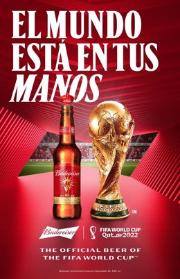 Budweiser regalará un pack de cervezas por cada victoria de España en el Mundial con un sorteo.