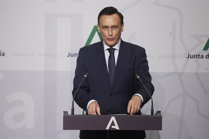 El consejero de Universidad e Innovación de la Junta de Andalucía, José Carlos Gómez Villamandos, imagen de archivo
