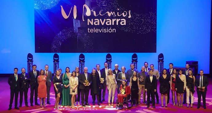 Archivo - Gala de los Premios Navarra Televisión del año pasado.