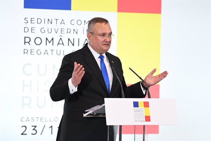 El primer ministro de Rumanía, Nicolae Ciuca.
