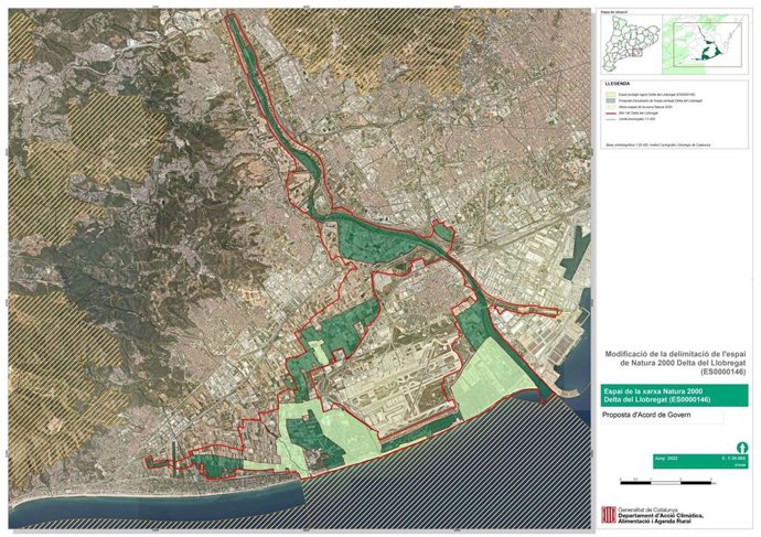 Archivo - Mapa de la proposta d'ampliació de l'rea Zepa