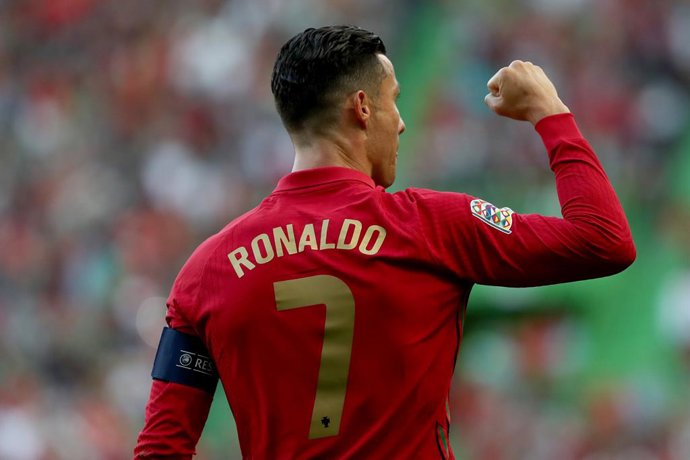 Archivo - 05 June 2022, Portugal, Lisbon: Portugal's Cristiano Ronaldo celebrates scoring his side's second goal during the UEFA Nations League Group B soccer match between Portugal and Switzerland at the Jose Alvalade stadium. Photo: Pedro Fiuza/ZUMA P