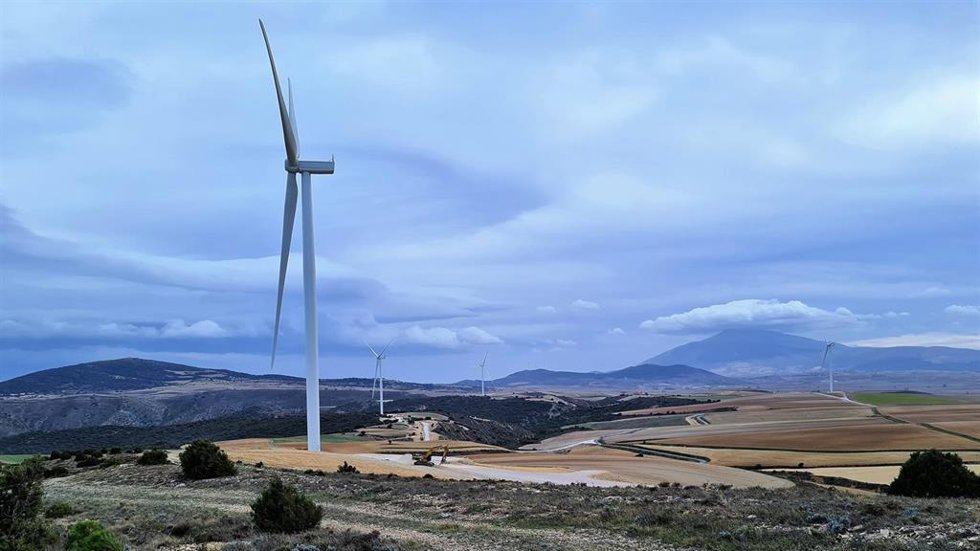 Parque eólico en Soria