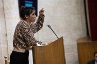 Teresa Rodríguez critica que el Presupuesto 2023 no responde a la inflación ni a la "incertidumbre" y "no es social"