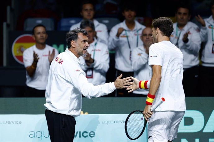 Sergi Bruguera y Pablo Carreño