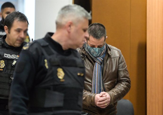 José Enrique Abuín, 'El Chicle', durante un juicio en la Audiencia Provincial de A Coruña