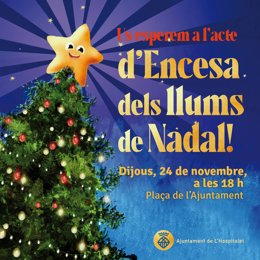 L'Hospitalet (Barcelona) encenderá las luces de Navidad con un recorte de las horas de encendida