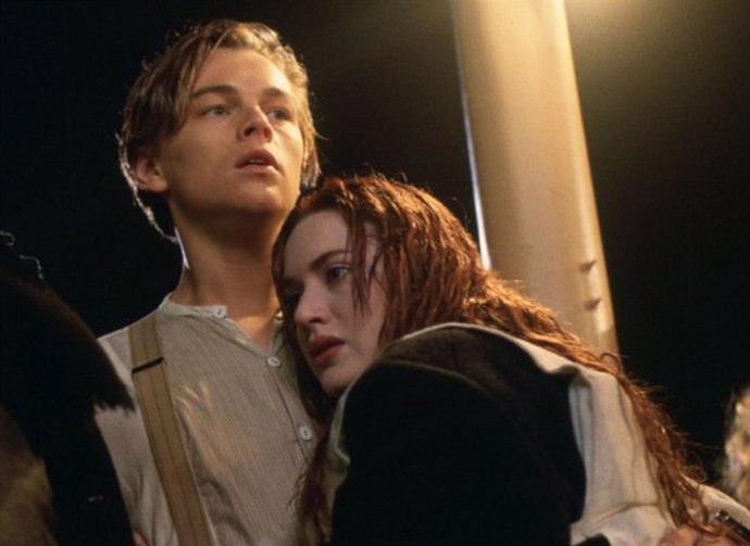 Leonardo DiCaprio y Kate Winslet en Titanic