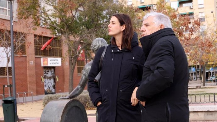 Los concejales de Más Madrid Rita Maestre y Félix López Rey