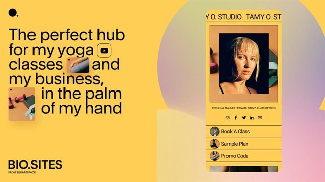 Mini web para creadores de contenido.