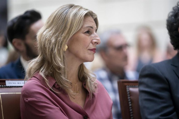 La vicepresidenta segunda y ministra de Trabajo y Economía Social, Yolanda Díaz, en una imagen de archivo.