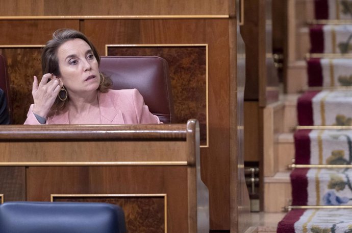 La portavoz del Grupo Parlamentario Popular en el Congreso de los Diputados, Cuca Gamarra, durante una sesión plenaria en el Congreso de los Diputados, a 22 de noviembre de 2022, en Madrid (España). Los Presupuestos Generales del Estado (PGE) para 2023 