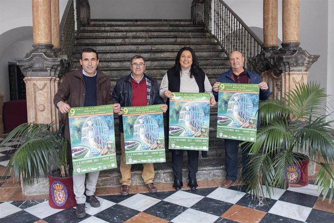 La presidenta de Iprodeco, Dolores Amo, en la presentación de la 9 Feria de la Perdiz con Reclamo 'Ciudad de Cabra'.