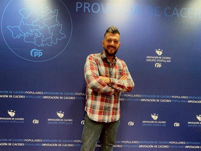 Sergio Rey, portavoz del PP en la Diputación de Cáceres