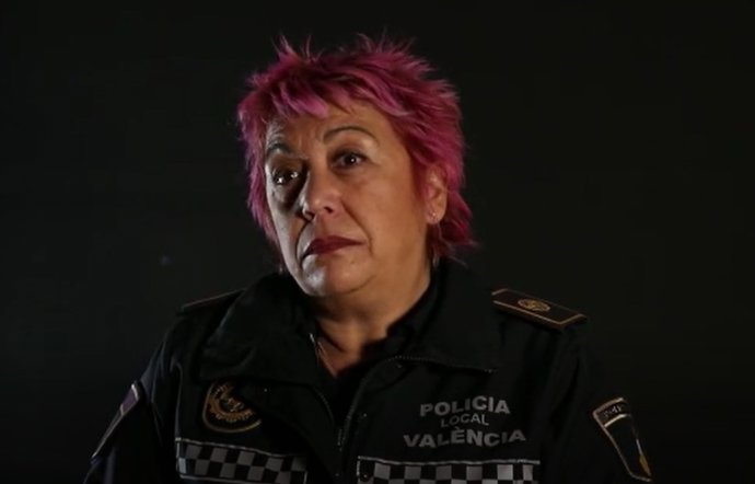 María Ángeles Mayor, policía local de Valncia