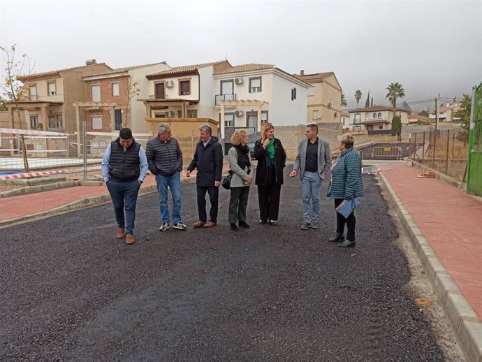 Visita de la Junta para revisar obras del PFEA