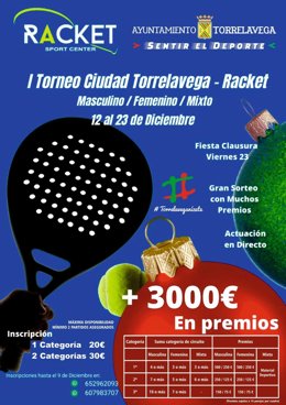 I Torneo de Padel Ciudad de Torrelavega-Racket