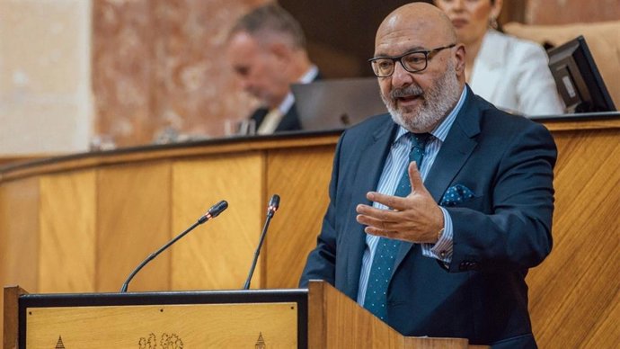 El parlamentario andaluz de Vox Alejandro Hernández.