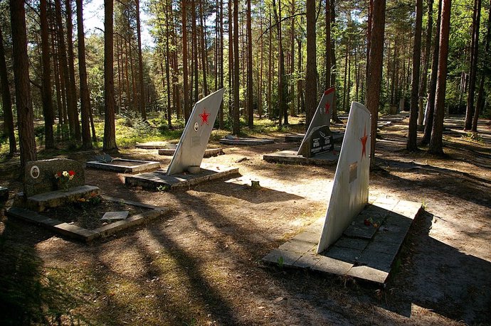 Monumento soviético en Estonia