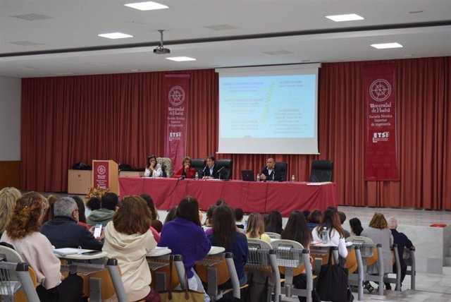 Jornada Inicial del Plan de Igualdad de Educación que ha tenido lugar en el Campus de La Rábida en Palos de la Frontera (Huelva).