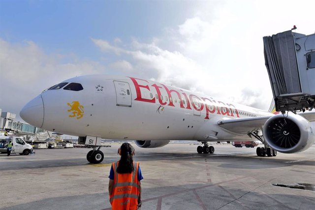 Archivo - Avión de Ethiopian Airlines