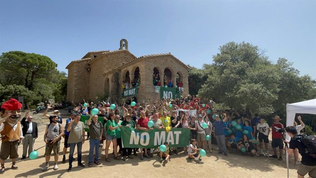Una de les mobilitzacions de l'associació No a la MAT Selva