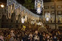 Huelva, primera capital andaluza en encender las luces de Navidad con una fiesta "por todo lo alto"