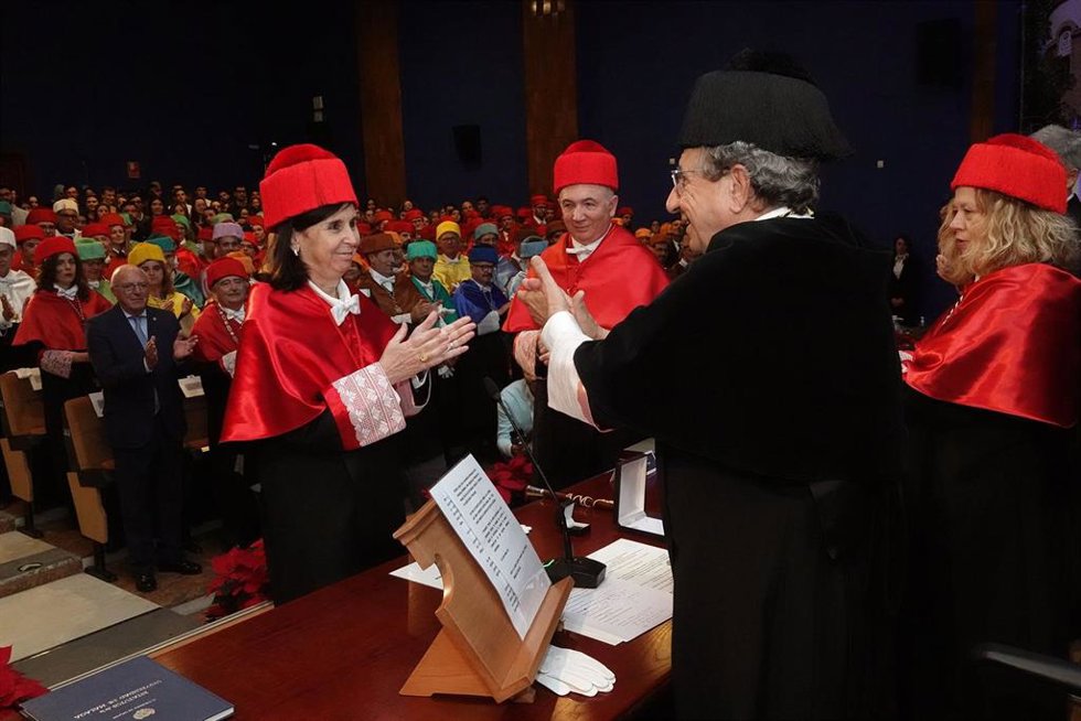 La jurista Emilia Casas, primera presidenta del TC, nueva Doctora Honoris Causa de la Universidad de Málaga.