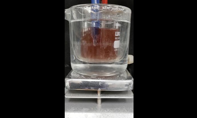 Lixiviación de la lámina catódica con un proceso en celda única