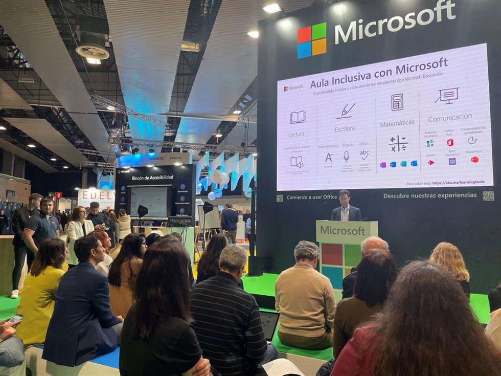 Stand de Microsoft en SIMO.