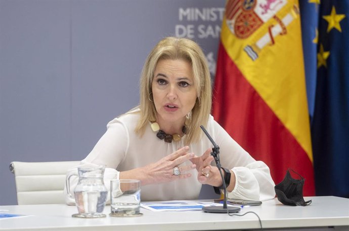 Archivo - La directora general de la Organización Nacional de Trasplantes (ONT), Beatriz Domínguez-Gil, presenta el balance de actividad de donación y trasplantes de 2021, en la sede del Ministerio, a 21 de enero de 2022, en Madrid (España). 