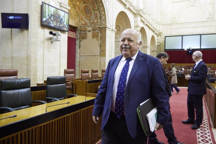 El presidente del Parlamento de Andalucía, Jesús Aguirre